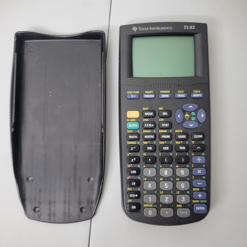 Texas Instruments TI-83 Gray Graphing Calculator
